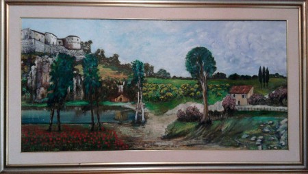 Lo Stagno la Rocca il Pagliaio 120x80 disponibile