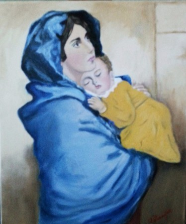 Madonna Zingarella 50x60 collezione privata